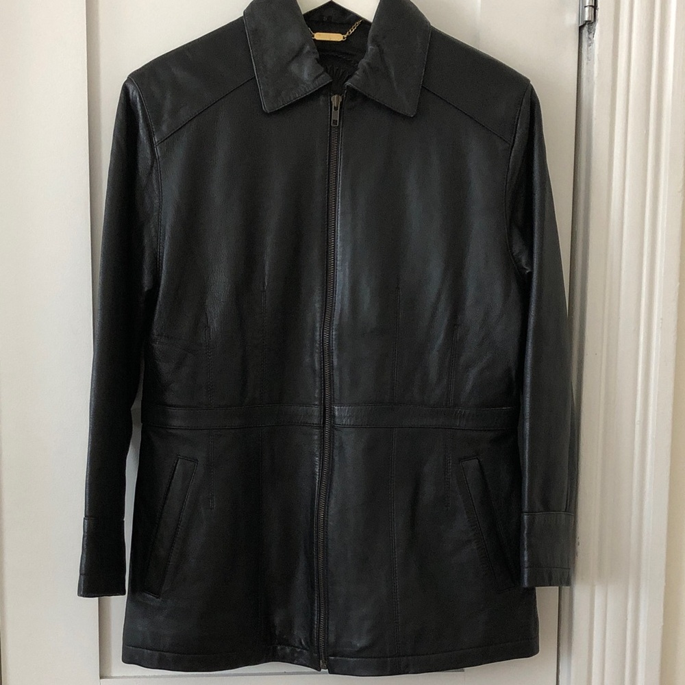 Women’s Black Leather Jacket